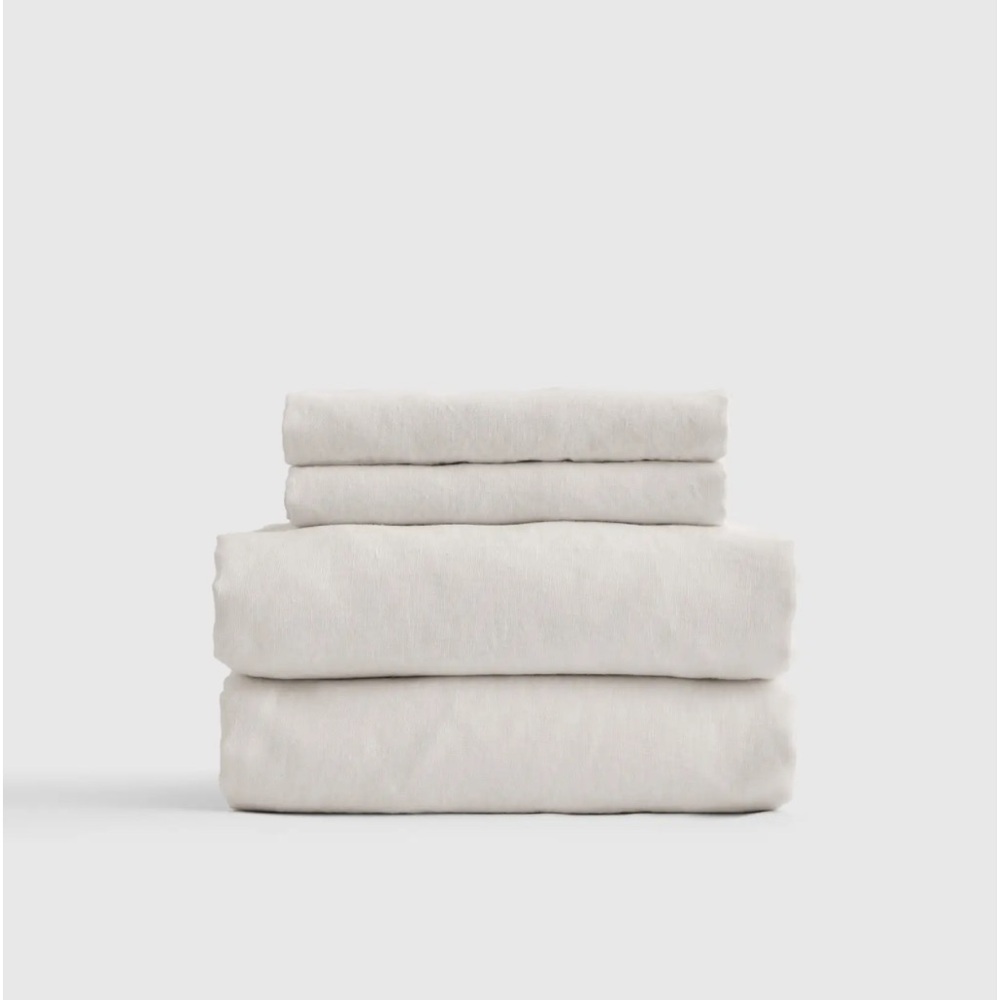 NWOT QUINCE Sheet Set Sand/Twin